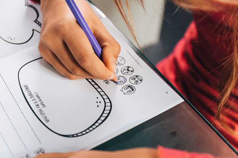 Dnevnik hvaležnosti Življenje je lepo - barvanje počutja
